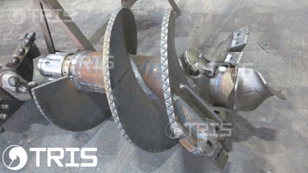 ROSCAS DE BARRENAR REFORZADOS. HELICES rock auger hard russia bauer casagrande mait liebherr augers kelly box  cfa auger drilling tools