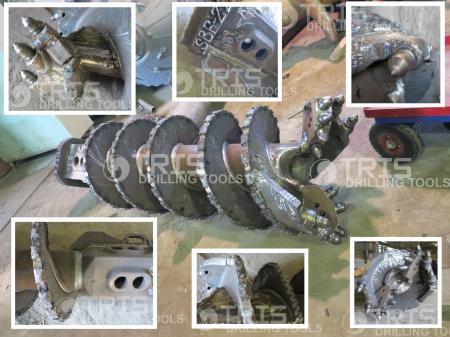 ROSCAS DE BARRENAR REFORZADOS. HELICES rock auger hard russia bauer casagrande mait liebherr augers kelly box  drilling_augers_without_pilot
