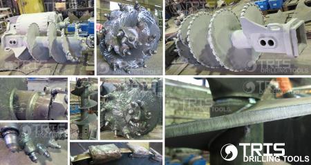 ROSCAS DE BARRENAR REFORZADOS. HELICES rock auger hard russia bauer casagrande mait liebherr augers kelly box  tapered_rock_augers