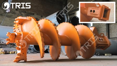 ROSCAS DE BARRENAR REFORZADOS. HELICES rock auger hard russia bauer casagrande mait liebherr augers kelly box 